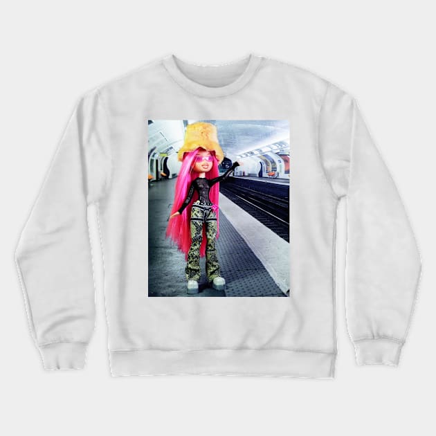 BRATZ in Paris subway rave Crewneck Sweatshirt by itsalexb